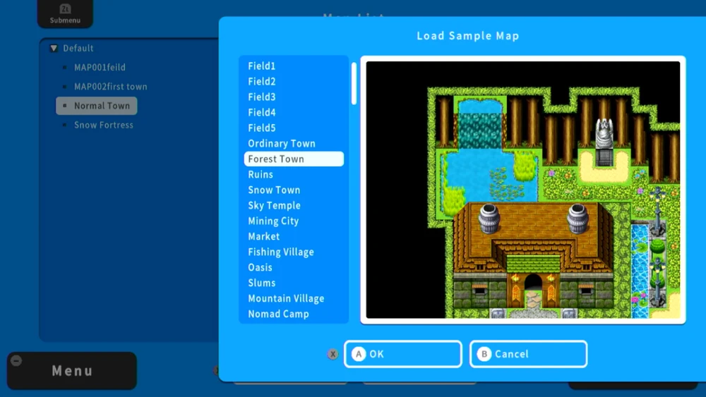 RPG MAKER SU - Nintendo jungikliu
