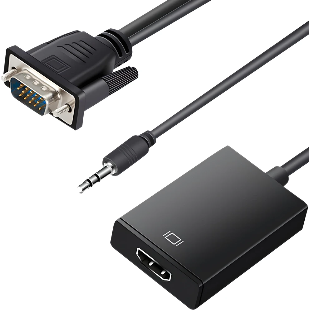Retoo VGA+garso į HDMI signalo adapteris
