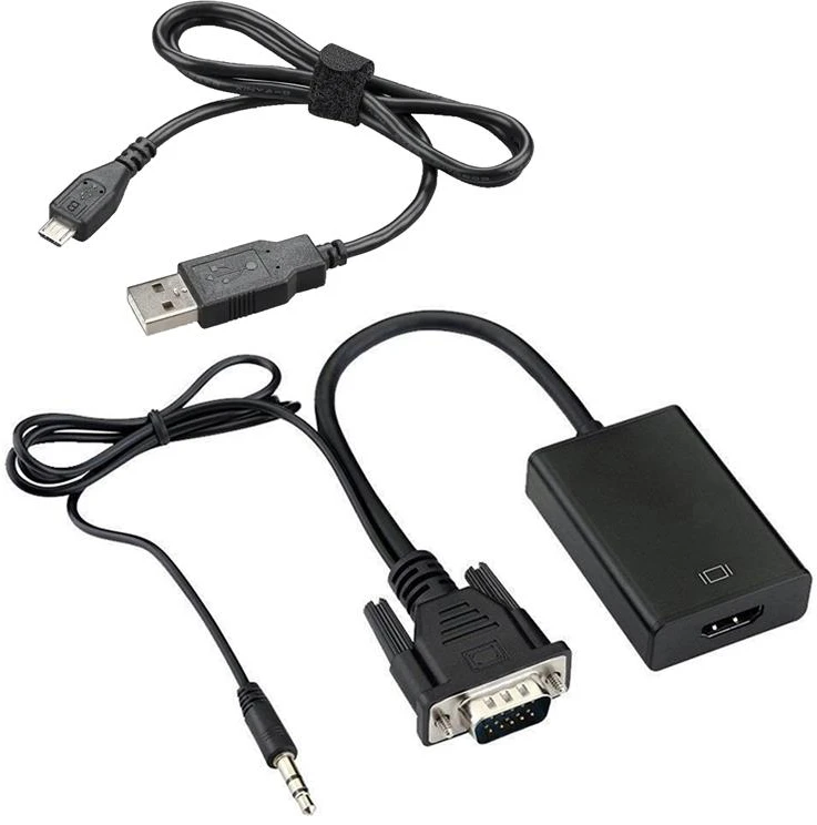 Retoo VGA+garso į HDMI signalo adapteris