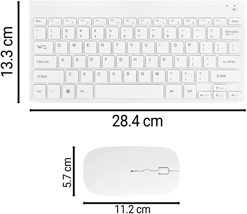 Klawiatura Klaviatūra Belaidis klaviatūros ir pelės rinkinys su USB mini plonumu e799