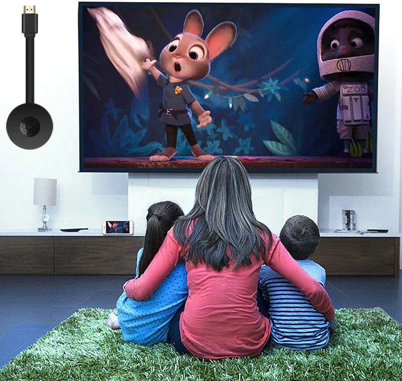RTO belaidis „Wi-Fi“ HDMI veidrodinio ekrano adapteris 2in1 -e393