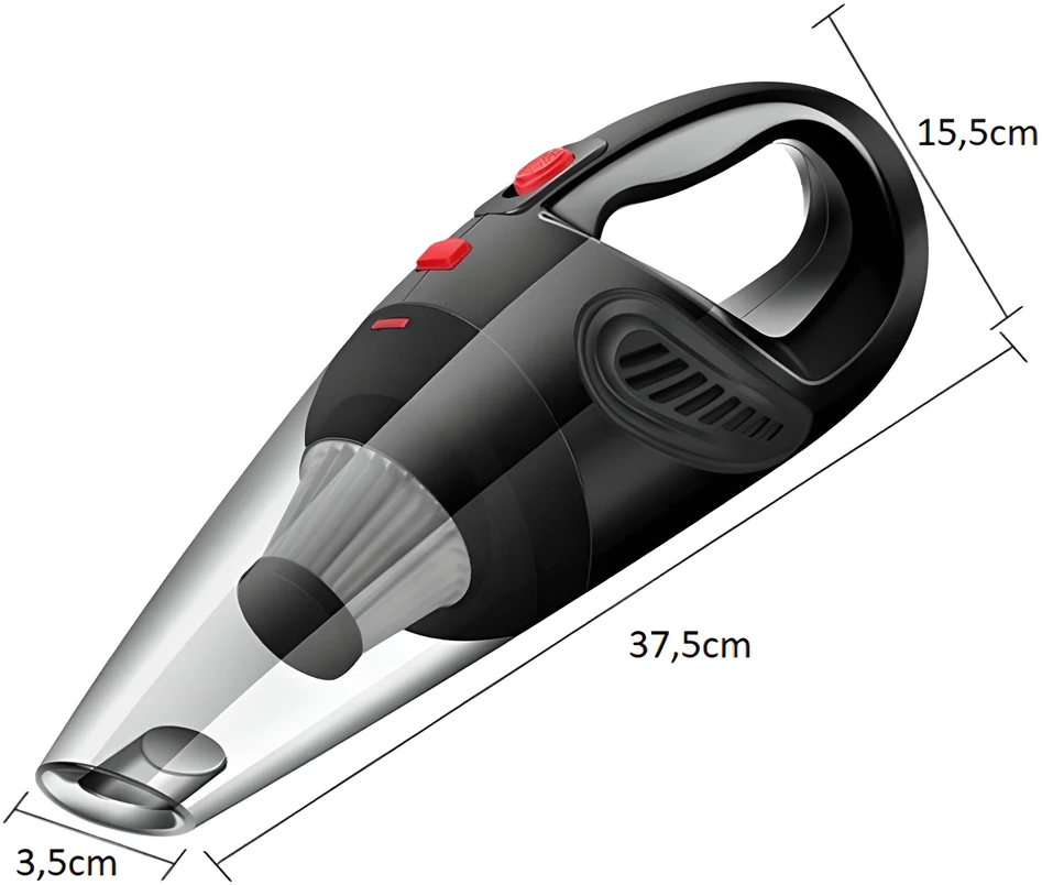 Retoo Drzwi Rankinis automobilio dulkių siurblys durimis 4200pa 120w 12v galingas -m030
