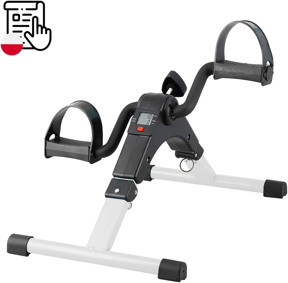 Rowerek Dviratukas „Rotor“ treniruoklis, reabilitacinis dviratis, 2 viename, sulankstomas, LCD, treniruoklis - sr262