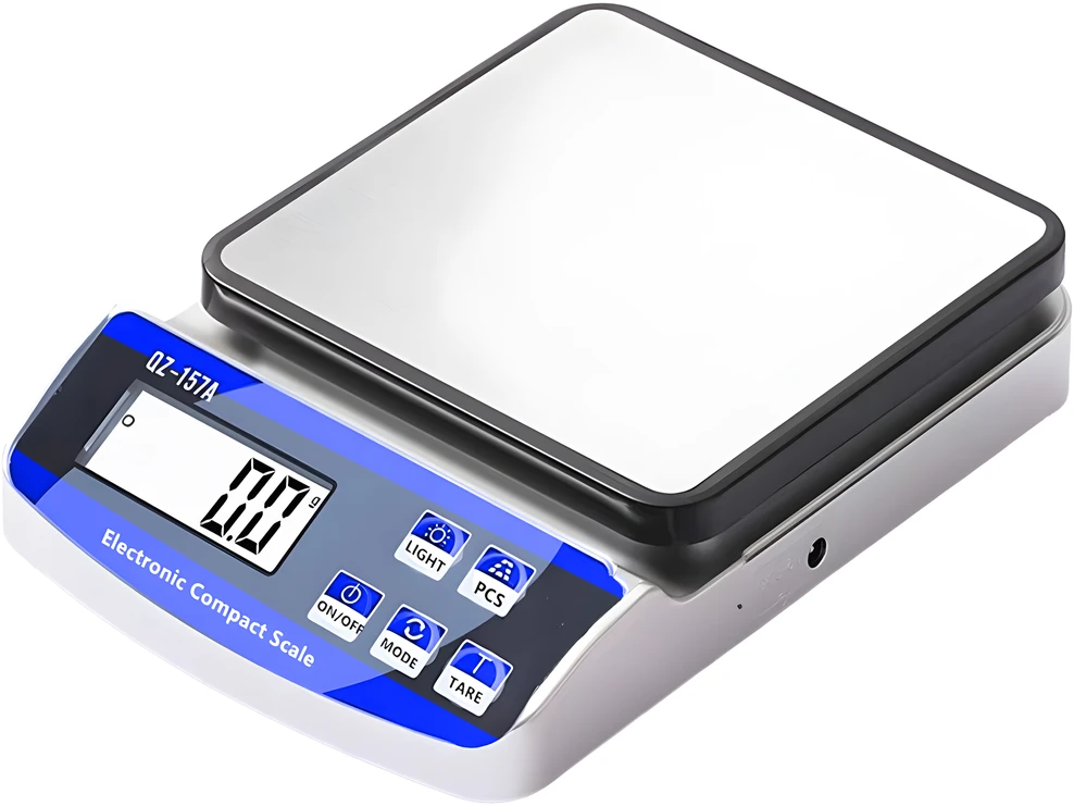RTO Elektroninės svarstyklės parduotuvėms, virtuvėms, maitinimo įstaigoms, vienetų skaičiavimui 15 kg 1 g