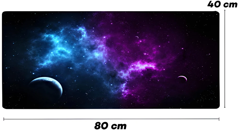 Gamingowa Žaidimų pelės kilimėlis stalui XXL 80x40