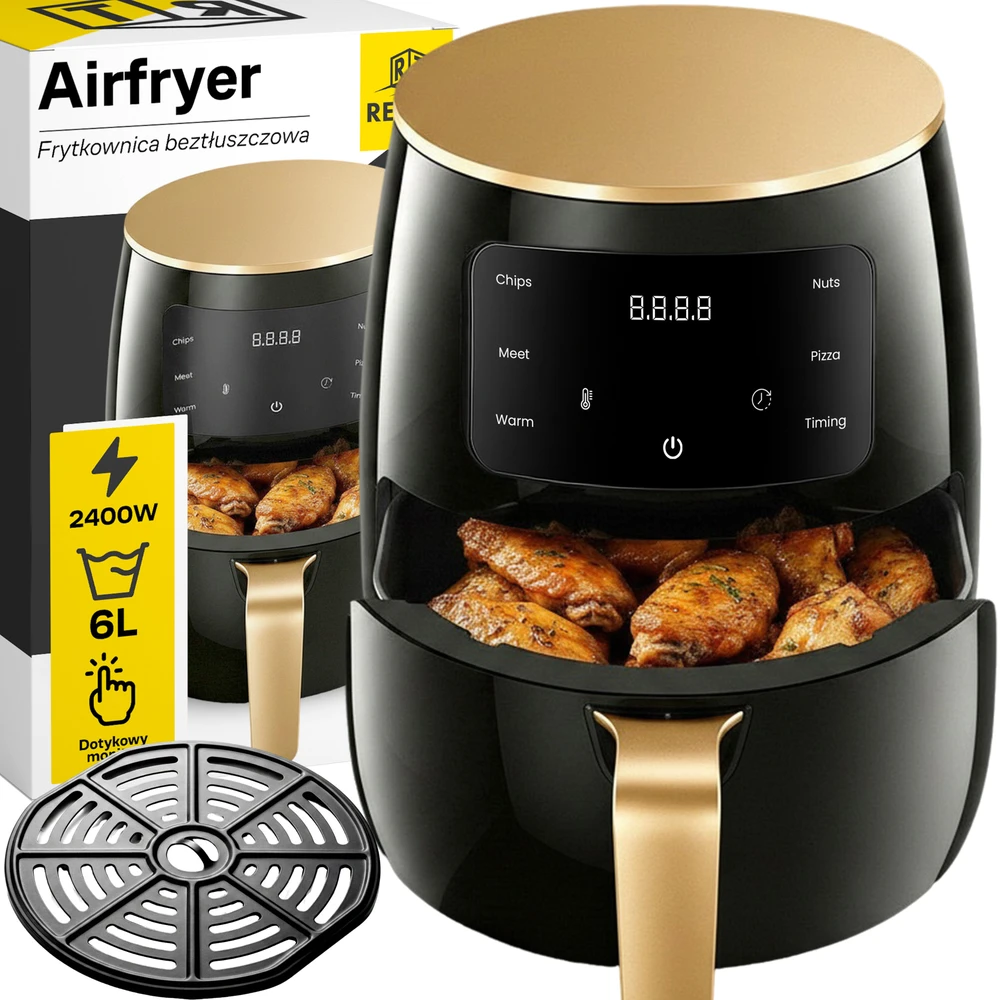 Retoo „CrispMaster“ 6 l gruzdintuvė