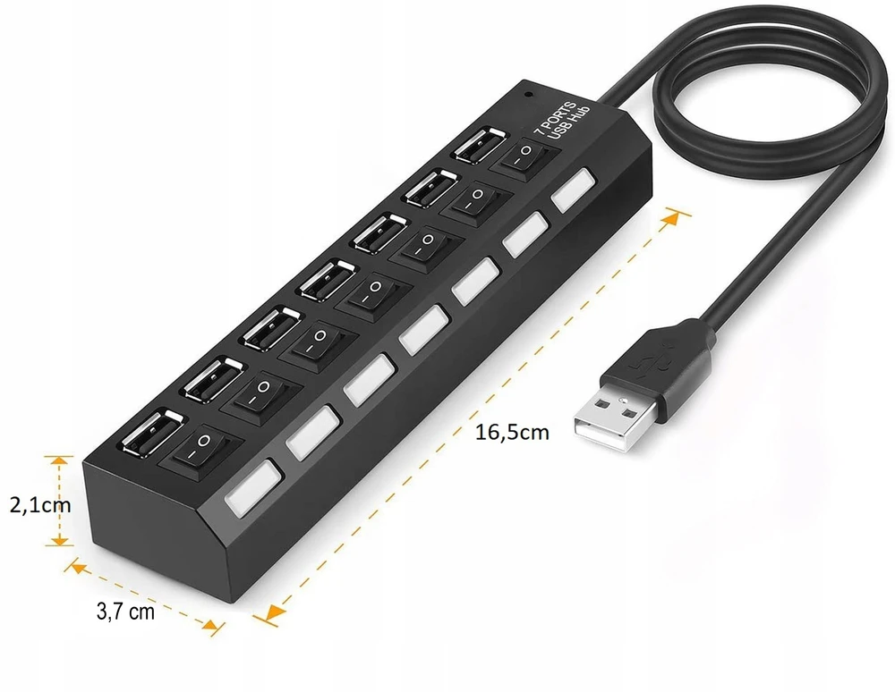 Hub USB 2.0 šakotuvas