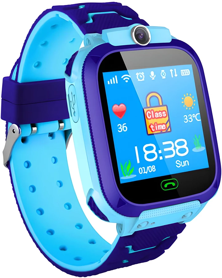 Smartwatch Išmanusis laikrodis Išmanusis laikrodis q12 / išmanusis laikrodis q12 mėlynas