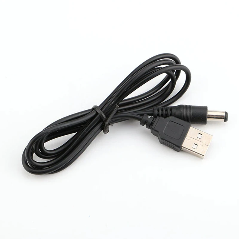 Retoo Kabelis Maitinimo laidas USB nuolatinės srovės įkroviklis 5,5 mm 5 V universalus energiją taupantis
