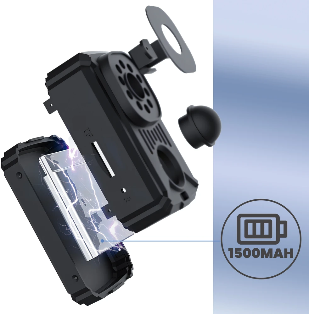 RTO Kamerka szpiegowska detekcja ruchu full hd nocna 1500mah tryb nocny m-jpeg er1054