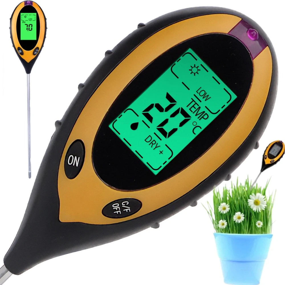 Kwasomierz Dirvožemio pH matuoklis GardenPro, 3-in-1