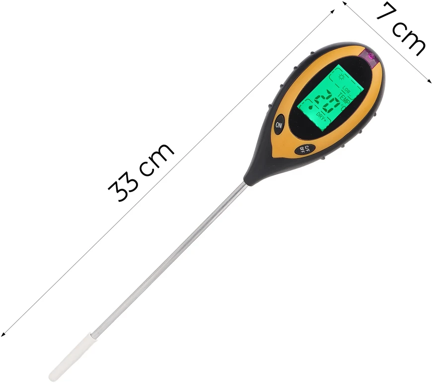 Kwasomierz Dirvožemio pH matuoklis GardenPro, 3-in-1