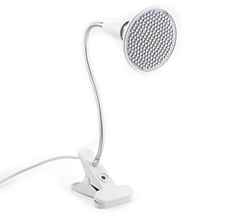 Lampa Augalų augimo lempa 200 LED auginimo panelės spaustukas 20 W E27 sriegis kilnojamas -E563
