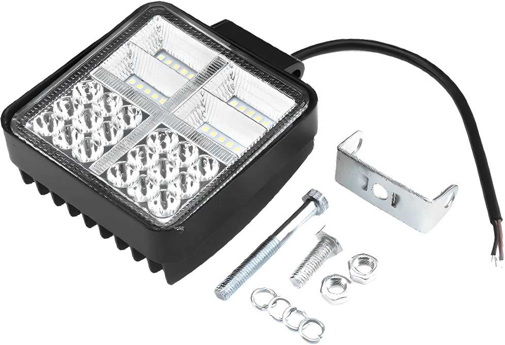 Lampa Halogeninis LED darbo žibintas 177 W prožektorius, vandeniui atsparus, 38 diodai