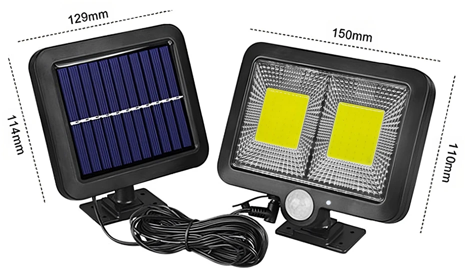 Lampa Saulės lempa LightSentry 108 LED