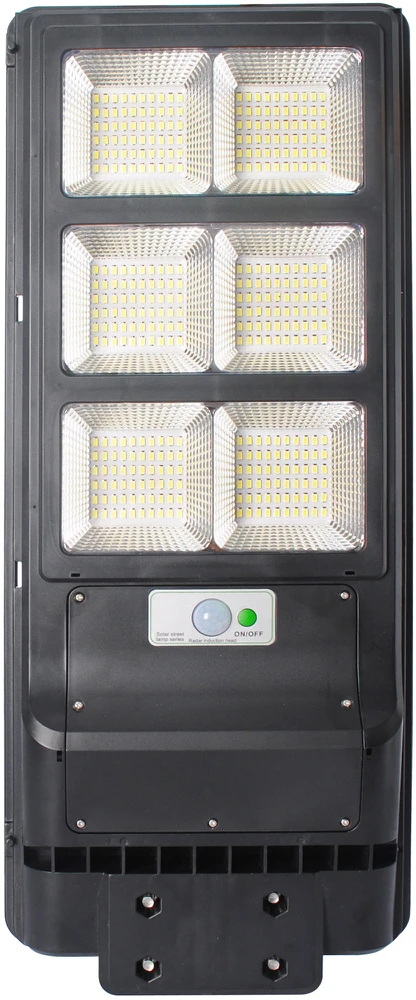 Lampa LED gatvės šviestuvas su saulės energija varomas žibintas 270 W + nuotolinio valdymo pultas + baterijų rinkinys E308
