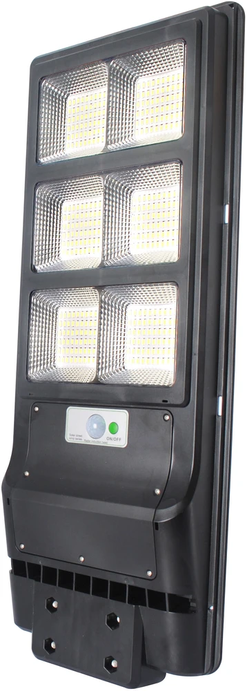 Lampa LED gatvės šviestuvas su saulės energija varomas žibintas 270 W + nuotolinio valdymo pultas + baterijų rinkinys E308