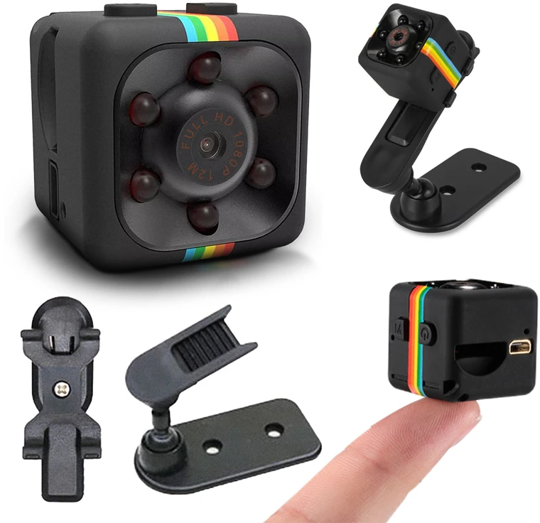 Retoo Mini šnipinėjimo kamera paslėpta aptikimo hd full hd maža kamera