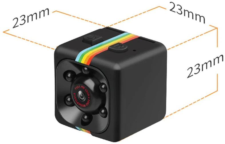 Retoo Mini šnipinėjimo kamera paslėpta aptikimo hd full hd maža kamera