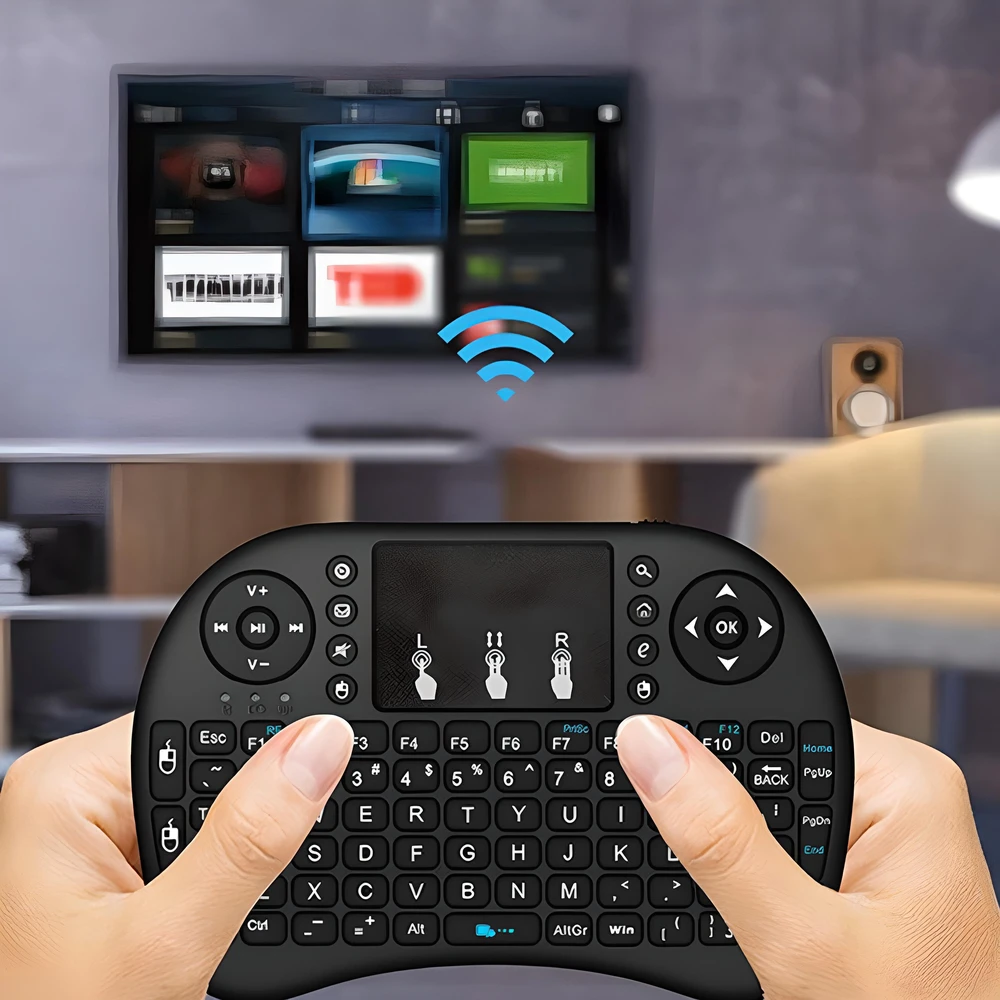 RTO Mini belaidė klaviatūra i8 smart tv bluetooth -e151