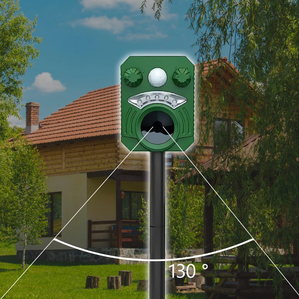 Odstraszacz Saulės energija maitinamas gyvūnų atbaidytuvas GardenGuard