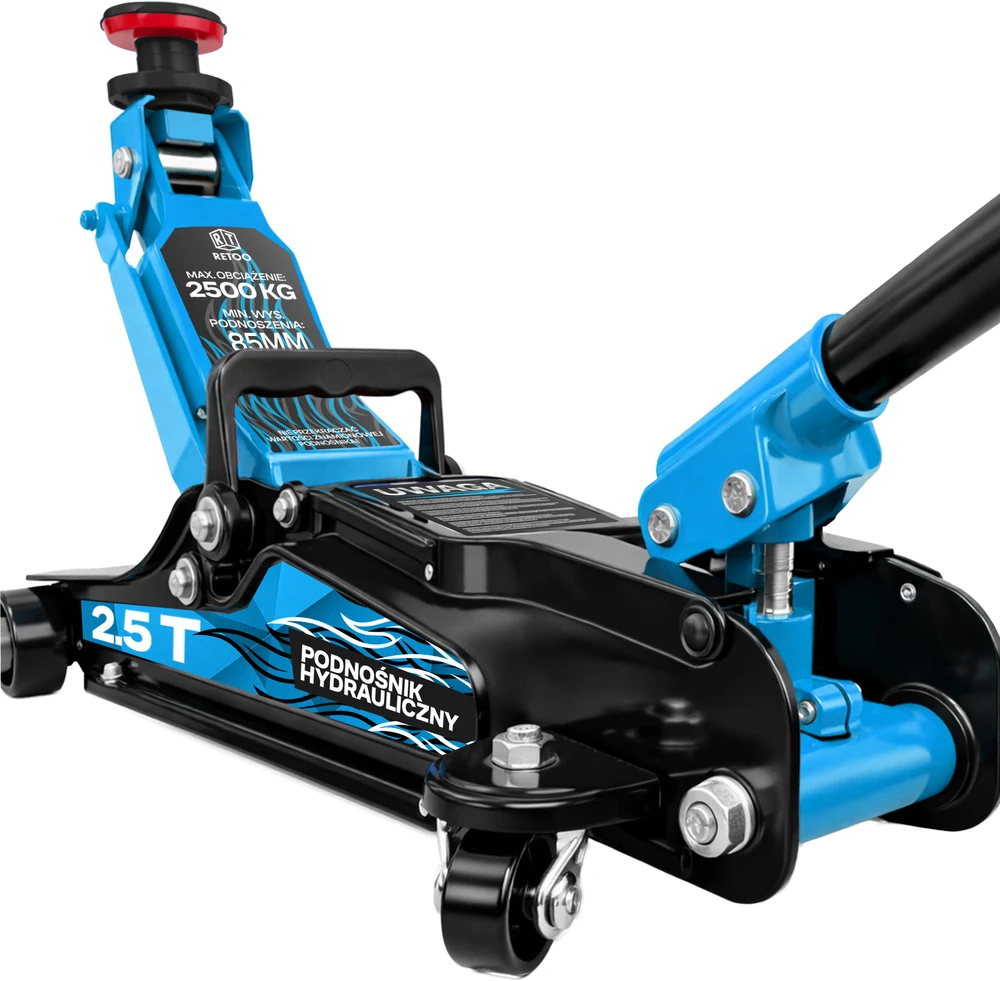 RTO Podnośnik automobilinis hydrauliczny lewarek żaba zakres 85-360mm 2,5t - mr177