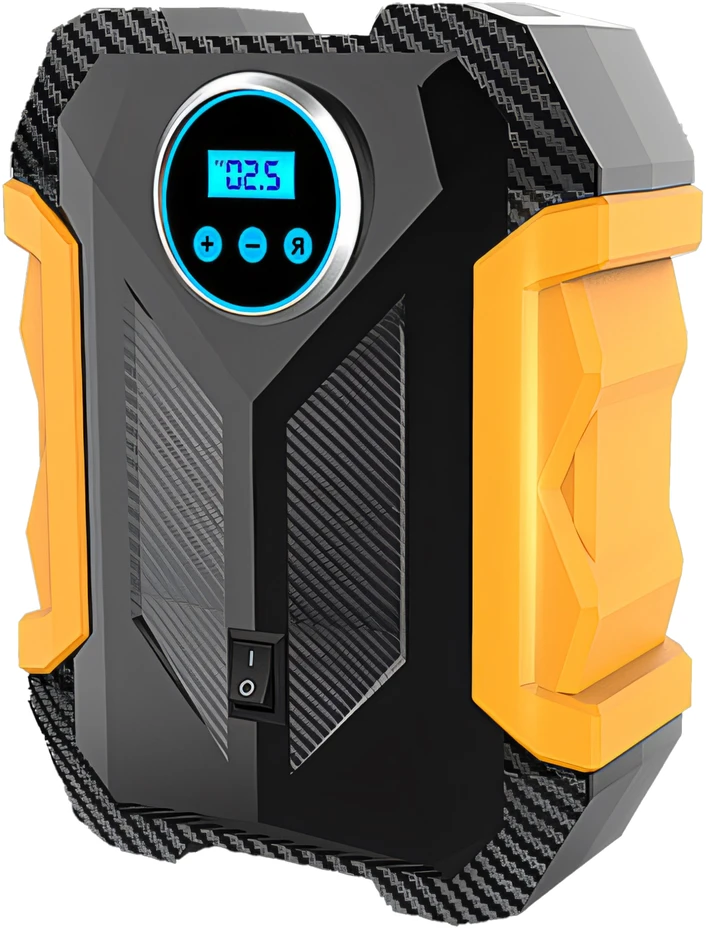 Pompka- Elektrinis siurblys, automobilio kompresorius, padangų kompresorius 12v LCD LED -ER1252