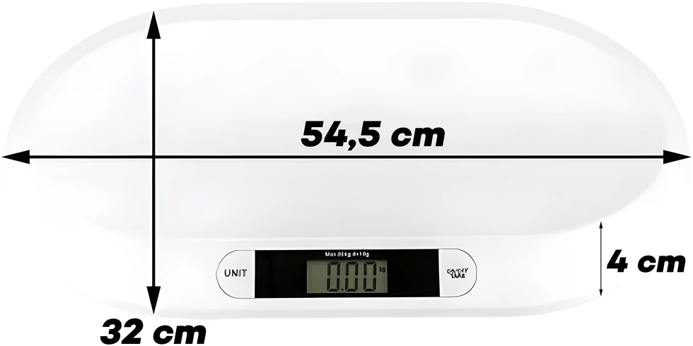 Retoo Precyzyjna Tikslios kūdikių svarstyklės iki 20 kg, tikslumas 10 g