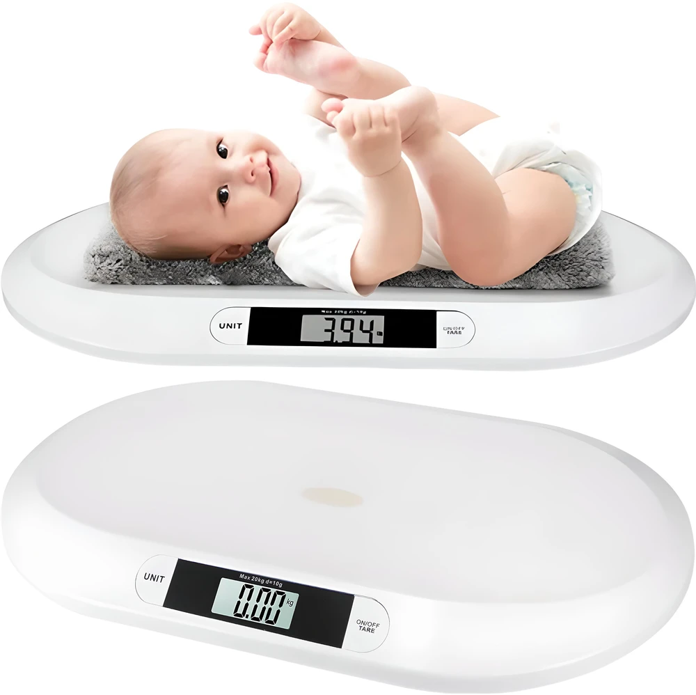 Retoo Precyzyjna Tikslios kūdikių svarstyklės iki 20 kg, tikslumas 10 g