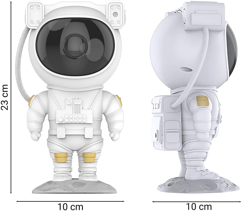 Blackmoon Astronauto žvaigždžių projektorius, vaikų naktinė lemputė, kosmoso projektorius, nuotolinio valdymo pultas -e796
