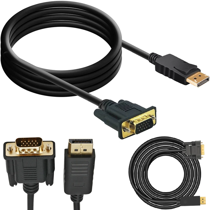 Planšetė Retoo Przejściówka „Displayport“ į VGA keitiklio adapteris -e375