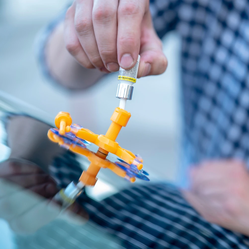 Zestaw Rinkinys Automobilio priekinio stiklo remonto rinkinys