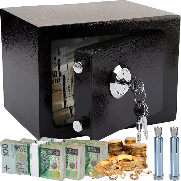 Sejf/ Seifas, taupyklė, spyna, raktas, taupyklė -o624