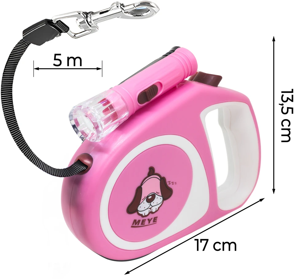 Smycz Automatinis pavadėlis LuxPaw, 5 m