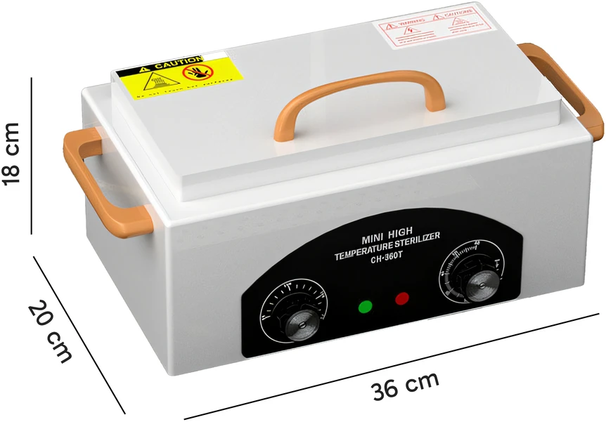 RTO sterilizatorius karšto oro laikmatis 300w įrankių dezinfekcija 220°c balta - er1258