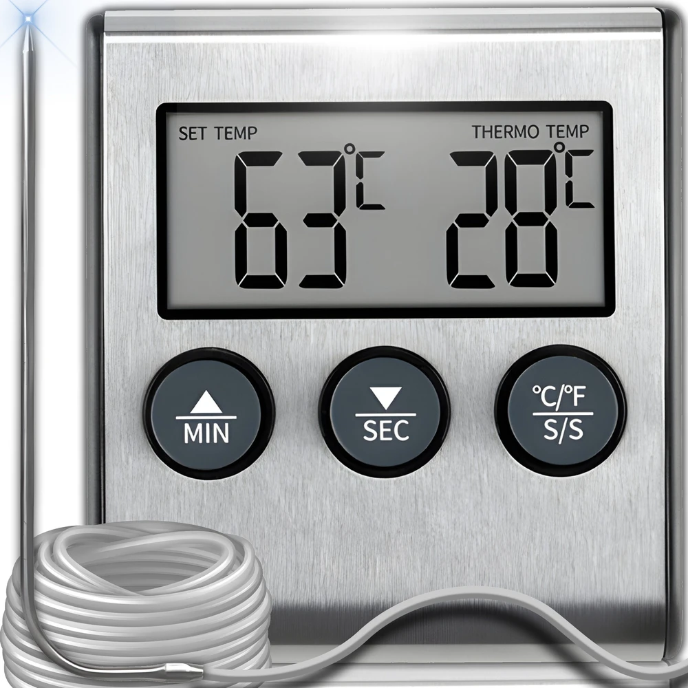 Termostat Elektroninis mėsos termometras E636