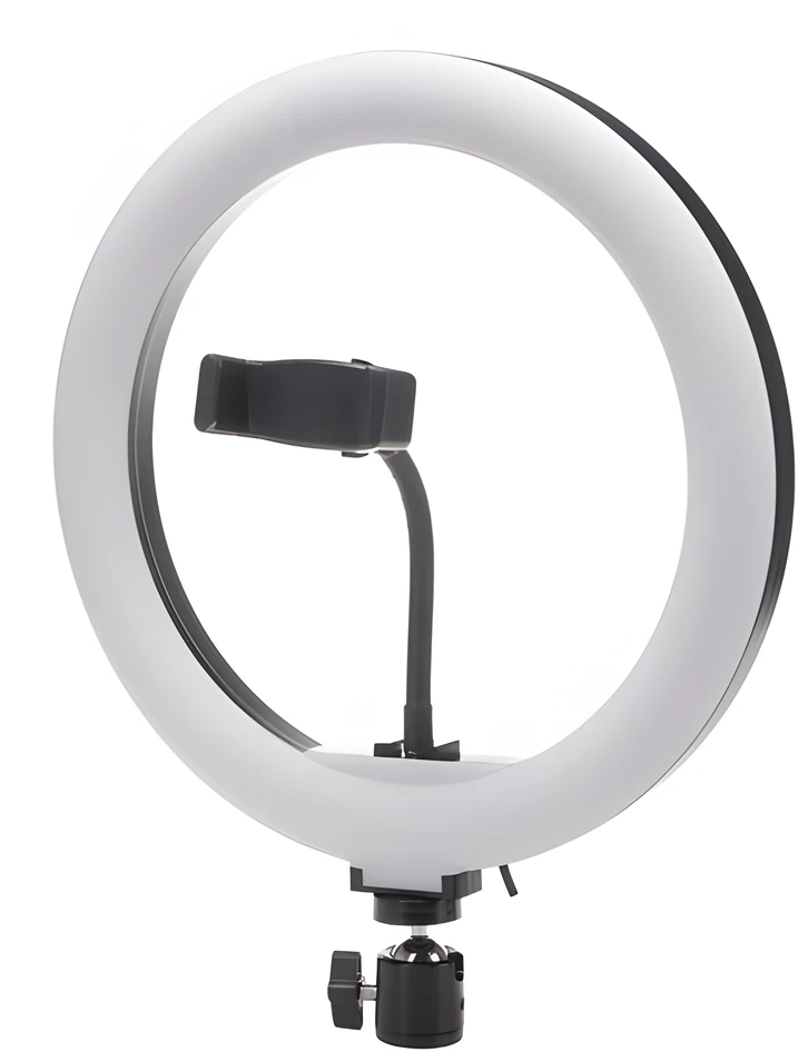 RTO Žiedinė lempa led selfie ring statyw pilot + telefono laikiklis 210cm