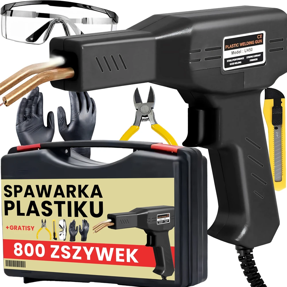 Kavos aparatas Zszywarka Segiklis, plastiko suvirinimo aparatas, plastiko suvirinimo aparatas, lituoklis 50 W + 800 kablių ER1137