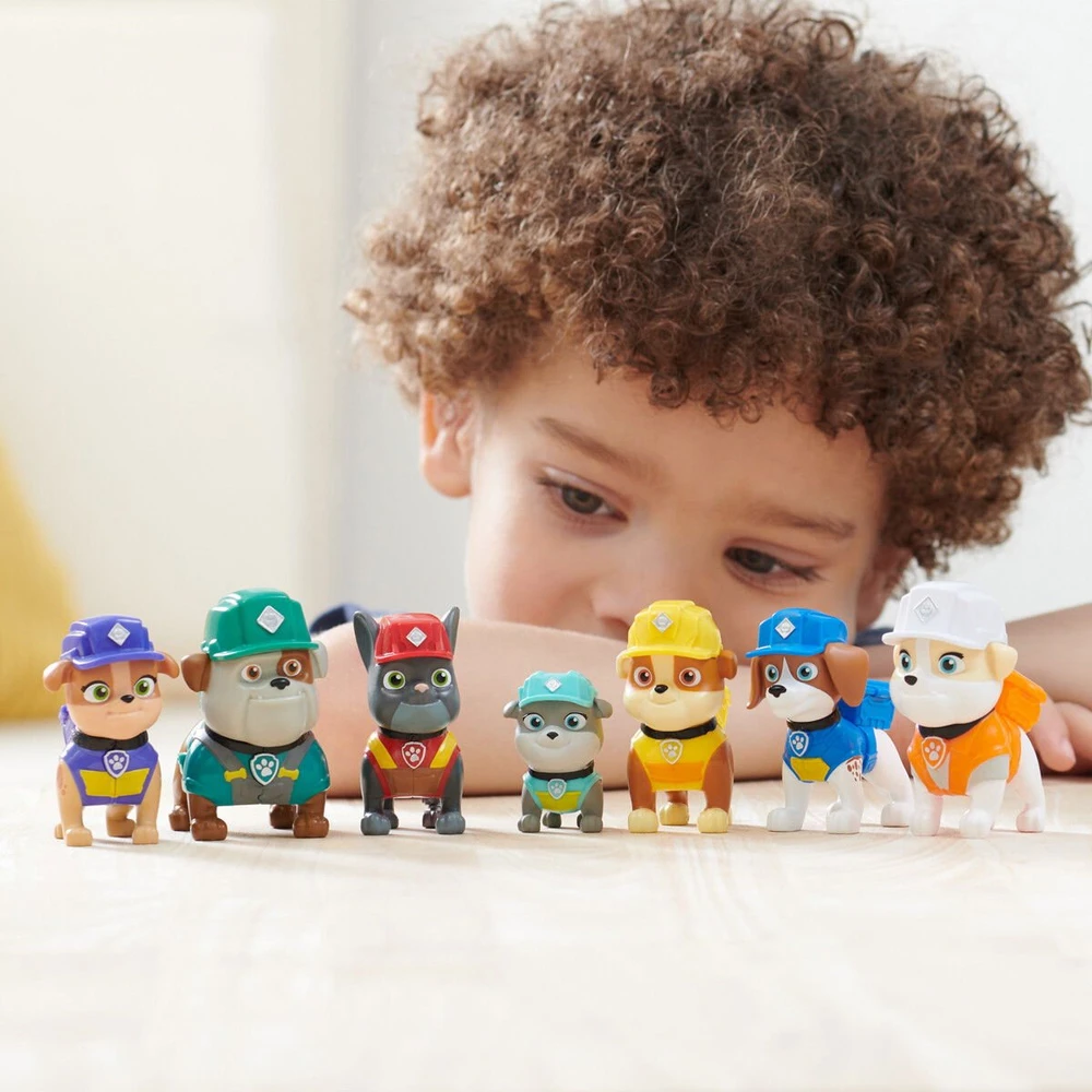 Žaislinių figurėlių rinkinys Spin Master PAW Patrol Rubble&Crew, 7 vnt.