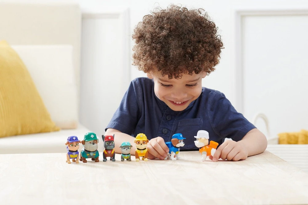 Žaislinių figurėlių rinkinys Spin Master PAW Patrol Rubble&Crew, 7 vnt.