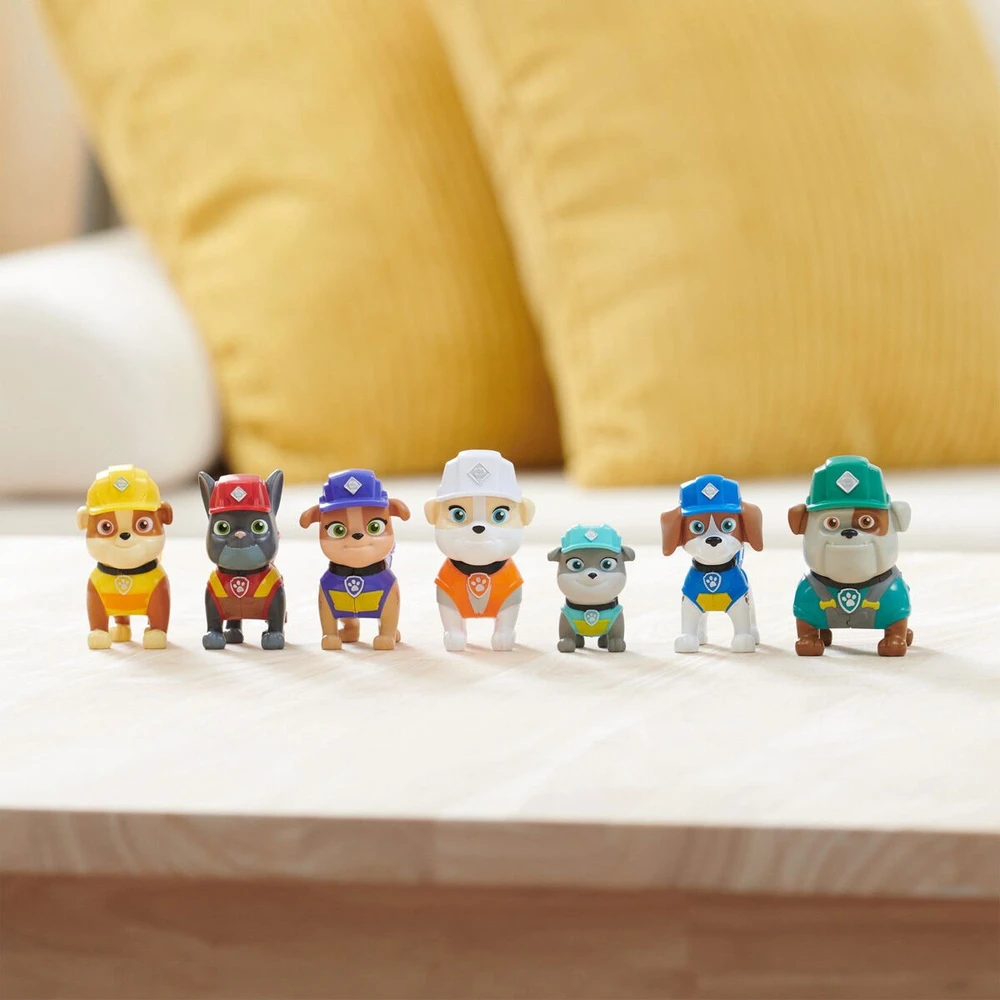 Žaislinių figurėlių rinkinys Spin Master PAW Patrol Rubble&Crew, 7 vnt.