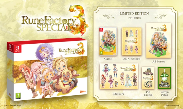 „Rune Factory 3“ specialusis žaidimas (riboto leidimo) – „Nintendo Switch“