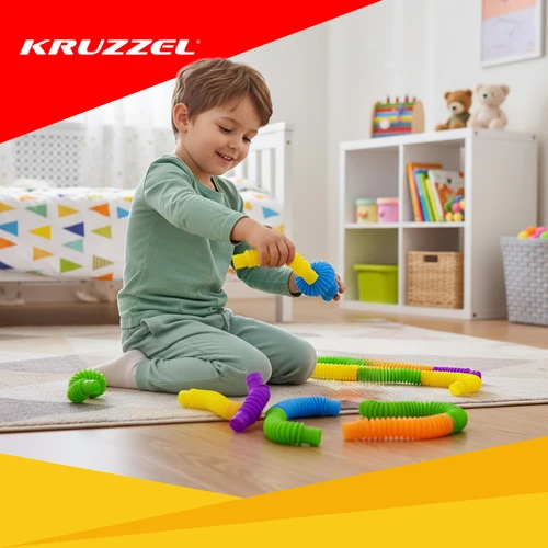 Dėlionė Sensory tubes - 10 pcs. Kruzzel 26693