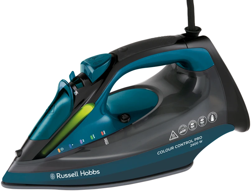 Russell Hobbs – „Colour Control Pro“ lygintuvas – juodas ir mėlynas