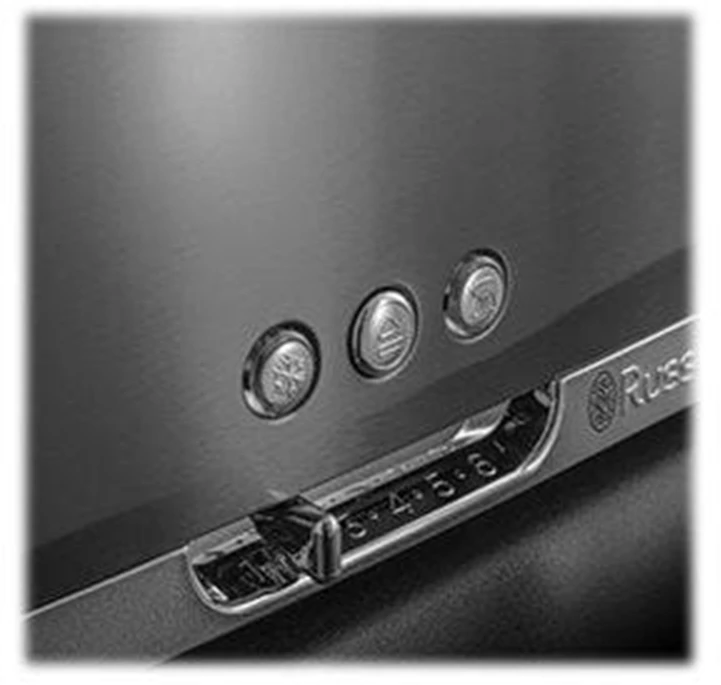 Russell Hobbs Luna Long Slot 2 riekelių skrudintuvas, pilkos spalvos