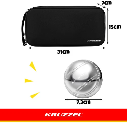 Rutuliukai 8 rutuliukai + dangtelis KRUZZEL 22915