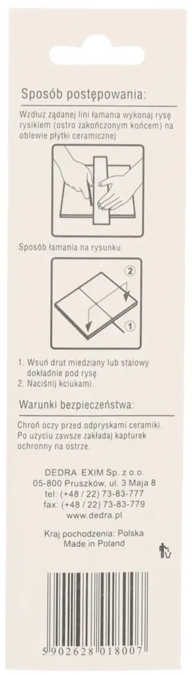 Dedra Rysik Plytelių žymeklis (buitinis)