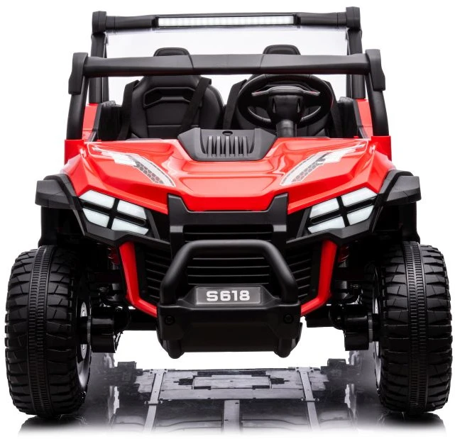 Lean Cars Dvivietis vaikiškas elektromobilis S618 4x4, raudonas