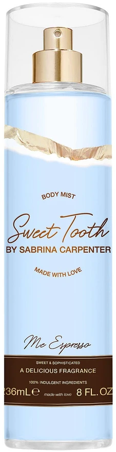 Sabrina Carpenter Sweet Tooth Me Espresso kūno purškiklis, kūno dulksna, 236 ml