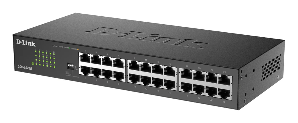 Šakotuvas D-Link DGS-1024D Ne-valdomas